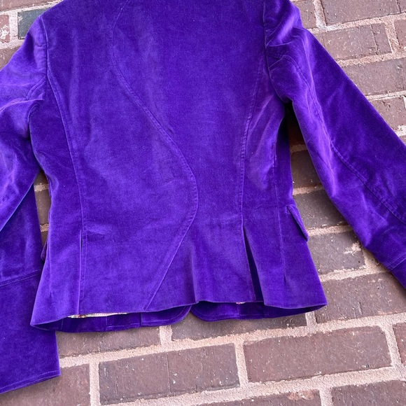 Purple button down blazer - Picture 11 of 11